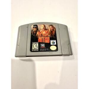 WCW Nitro Nintendo 64 N64 Video Game Wrestling